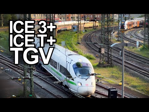 🇩🇪 ICE 3, ICE T + 🇫🇷 TGV Thalys (Aachen HBF)