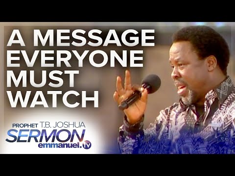 THE KEY TO BECOMING SPIRITUAL | Prophet T.B Joshua Sermon #TBJoshua #Emmanueltv #TBJoshuaLegacy
