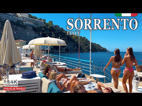 Sorrento Italy 4K | Amalfi Coast Paradise Beach Walk & Corso Italia Tour