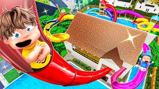 We Built a WATERPARK In Whos Your Daddy!