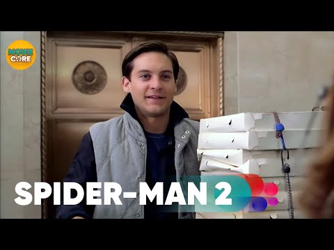 Spider-Man pizza delivery service (opening scene) | Spider-Man 2 (Tobey Maguire) | MovieCore