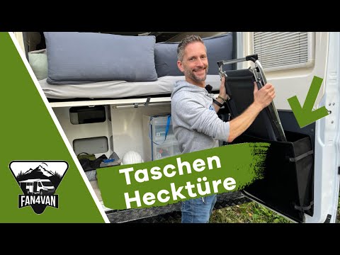 Kastenwagen Ordnung - Taschen für die Hecktüren Deines Campers