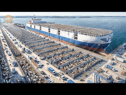 Transporting Sheep & Cattle Like This - Revolutionizing US Farming | Agriculture Technology