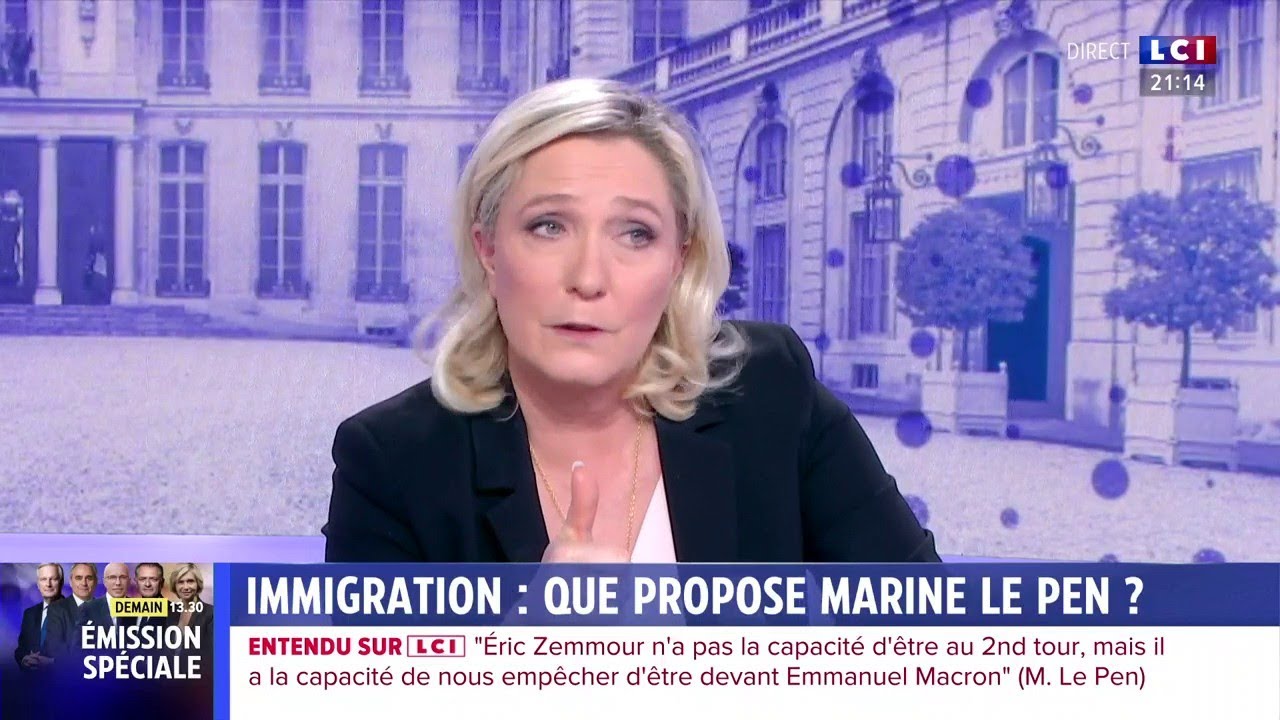 IMMIGRATION : QUE PROPOSE MARINE LE PEN ?