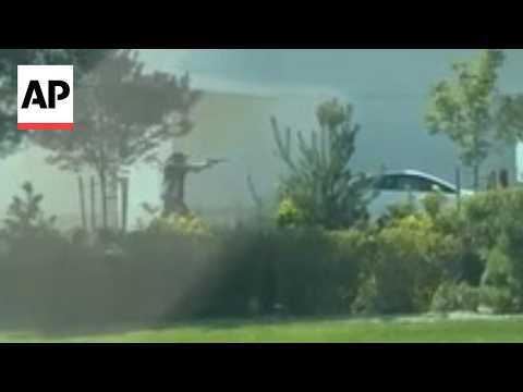 Video Thumbnail: Person seen holding gun during shooting at Idaho fast-food restaurant