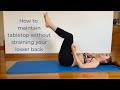 How To MAINTAIN TABLETOP Without Straining Your Lower Back