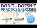 DON'T - DOESN'T - English Practice Exercises | Activities to Learn English | ESOL Exercises