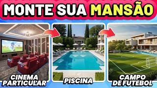 🏠 MONTE SUA MANSÃO DOS SONHOS 🤩 Jogo das Escolhas 🔄️