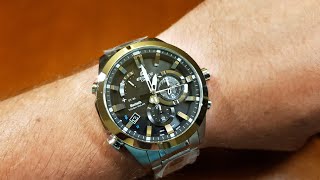 Casio Edifice EQB-510D-1AER - unboxing, prezentacja i przymiarka [PL]