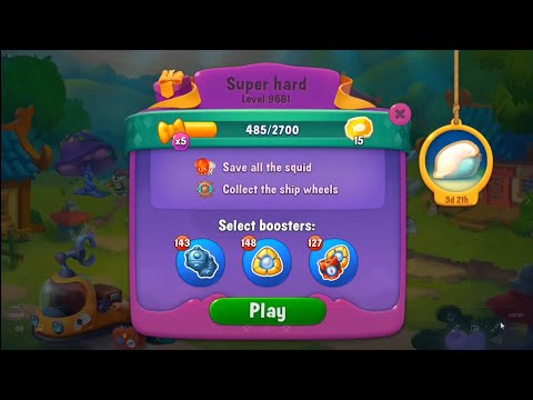FISHDOM: 💥💥 Level 9681 Super Hard level First try, 9682, 9683 first try, 9684 All No boosters  💥💥