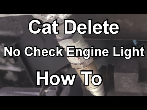 HOW TO KEEP YOUR  CHECK ENGINE LIGHT OFF WHEN REMOVING CATALYTIC CONVERTER