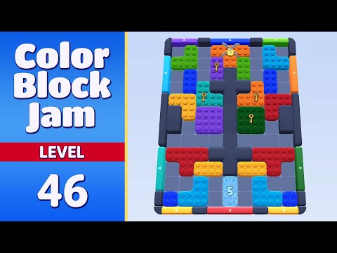 Color Block Jam Level 46 | Every Puzzle Solved! 🎯