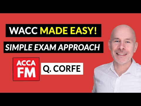 WACC Made Easy! | ACCA FM | Question Corfe