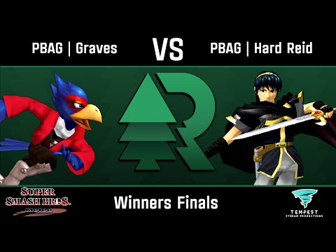PBAG | Graves (Falco) vs PBAG | Hard Reid (Marth) - Melee Winners Finals - Evergreen Rising #10