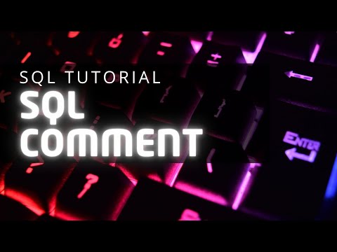 Sql Comments Syntax