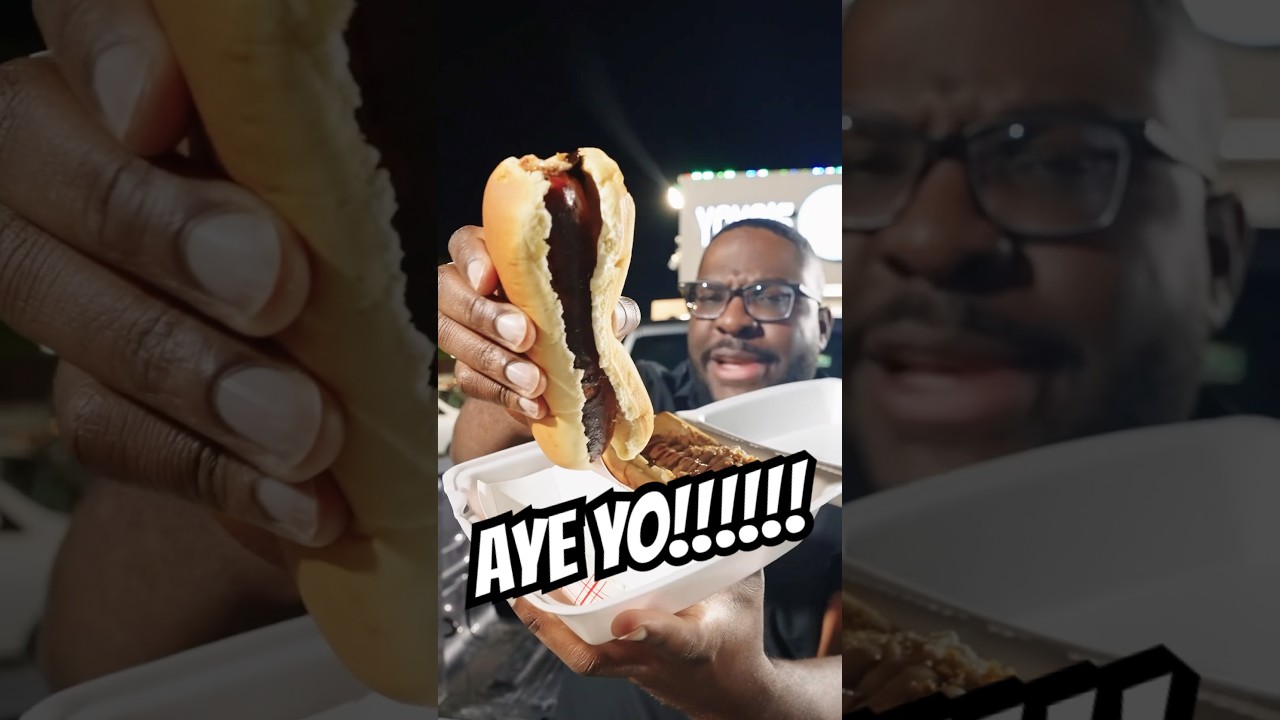 Yo-yo’s Hot Dogs in Houston are too much to take raw! #foodreview #snacks #travel