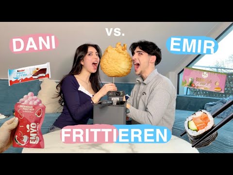 DANI AND I ARE FRYING OUR FAVORITE FOOD 😳 *not a good idea*