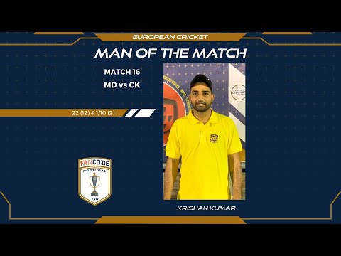 COME ON! Krishan Kumar cranking it up in Portugal