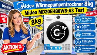 🟢🟢🟢 Midea Wärmepumpentrockner 8kg - Midea MD20EH80WB-A3 Test