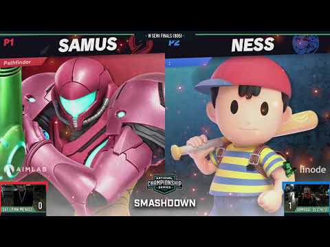 Smashdown Minor (Oct. '19) - DaT|Pink Menace (Samus) Vs. Armada|BestNess (Ness) - W Semi Finals