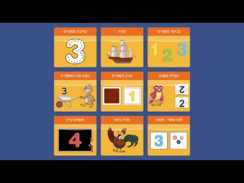 הכרות עם הפעילויות במתמטיקה