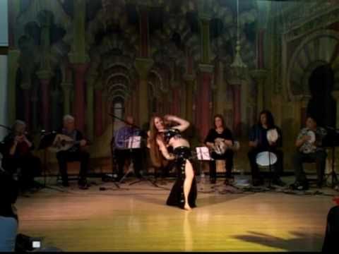 San Francisco Bay Area belly dancer Nyla Crystal with Flowers of the Nile