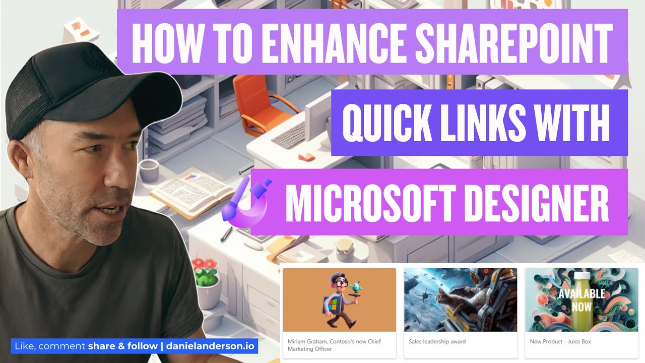 How to use Microsoft Designer to enhance SharePoint Quick Links