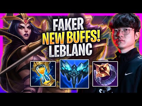 FAKER TRIES LEBLANC WITH NEW BUFFS! - T1 Faker Plays Leblanc MID vs Yasuo! | Season 2023
