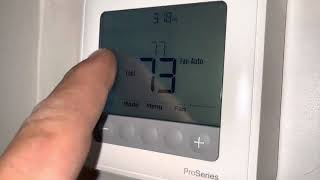HVAC Why is my thermostat temperature changing for no reason.  Honeywell T6.   Easy solution.
