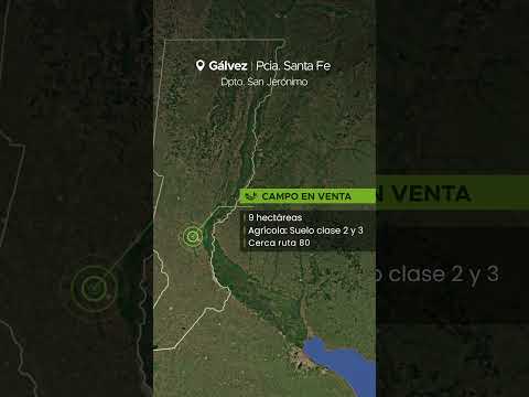 Campo en Gálvez - 9 hectáreas #agricultura