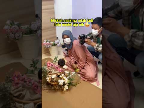 Miskah's daughter is already a model 😍 #miskahshafa #fadiljaidi #pakmuh #kakyislam #dillajaidi