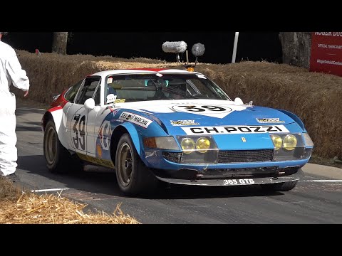 Thumbnail for Ferrari 365 GTB/4 Daytona Competizione in Action @ Goodwood Festival of Speed by Video c, Ferrari, Ferrari Daytona, Ferrari 365, video, WiLL, Car, vide