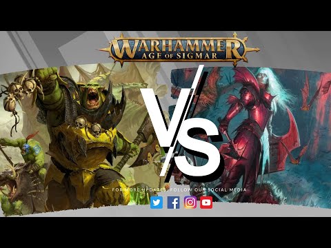 Ironjawz VS Soulblight Gravelords - Age of Sigmar 3 Battle Report
