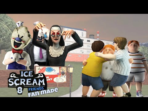 🥶 ICE SCREAM 8 ve 9 FAN YAPIMI OYUNLARA GİRDİK 🥶