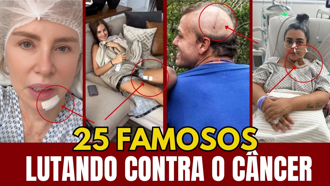 25 CELEBRIDADES, ATORES E FAMOSOS QUE ESTÃO LUTANDO CONTRA CANCΞR (ORE POR ELES)