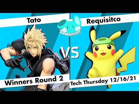 Tato (Cloud) vs Requisitco (Pikachu) - WR2 - Tech Thursday 12/16/21 - Seikatsu