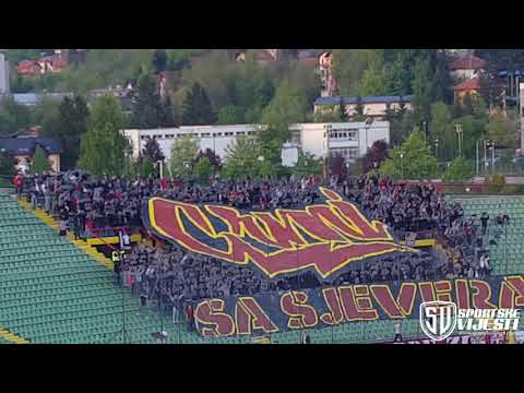 Finale Kupa BiH 2018/19, Sarajevo - Široki Brijeg, atmosfera na tribinama