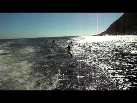 Wake riding in Hout Bay