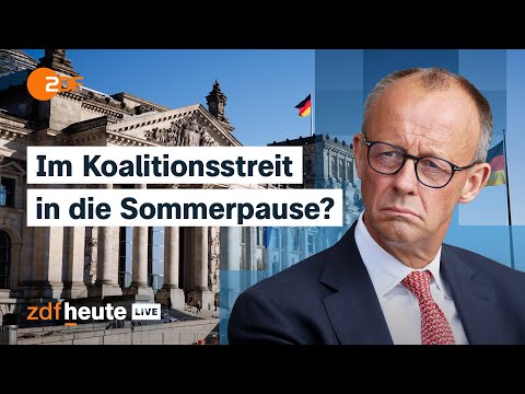 Kanzler Merz zieht Bilanz: Die letzte Pressekonferenz vor der Sommerpause | ZDFheute live analysiert