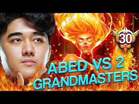 ABED With LINA Face 2 Grandmasters And Show Them Who is The Boss | Super Rare Magic Dmg Build