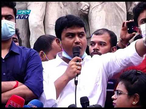 জাতির পিতার ভাস্কর্য ভাঙচুরের প্রতিবাদে বিক্ষোভে উত্তাল রাজধানী | ETV News