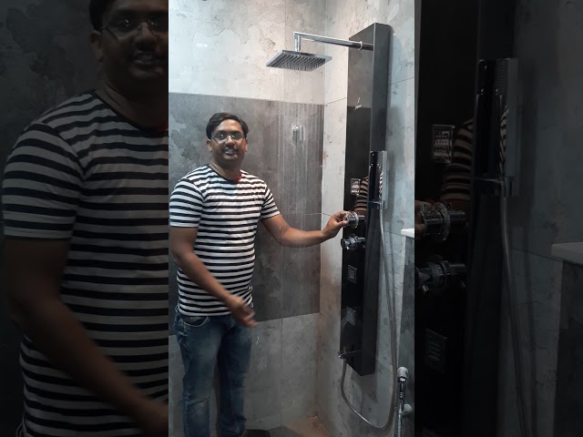 Jaquar Shower Panels - Jaquar Infinity Black Shower Panel SHP-BLK-G0842JAX Trader - Retailer ...