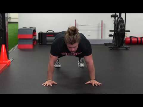 Push up + knee to elbow