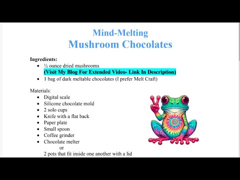 Mind-Melting Mushroom Chocolates | A Tasty Trip Within