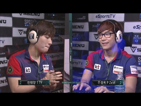 [SBENU SSL 2015] TY vs Zest RO.8 Match1 set5 -EsportsTV, Starcraft 2
