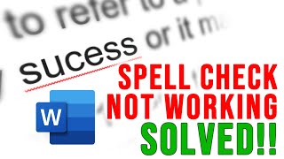 How to Fix the Spell Check Not Working in Word [ 4 Easy Ways ]