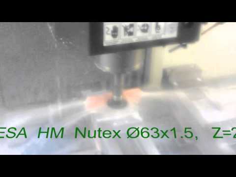 ALESA 12 - Nutex Säge Ø 63 x 1,5 (HM) in 2.0060 (Kühlrippen)