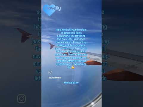 Fear of Flying Success from Lovefly #fearofflying #airturbulence #aviation #travelanxiety