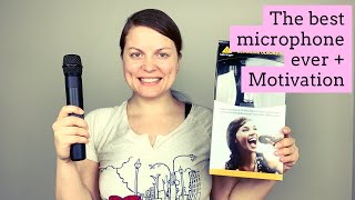 Video thumbnail for MY FIRST EVER MICROPHONE + MOTIVATION: Behringer Ultralink ULM202USB Wireless Dual MIcrophone System by Marina Amdream