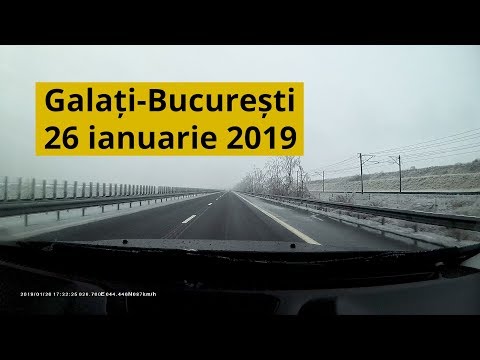 Galați-București în 3 minute / 26 ianuarie 2019
